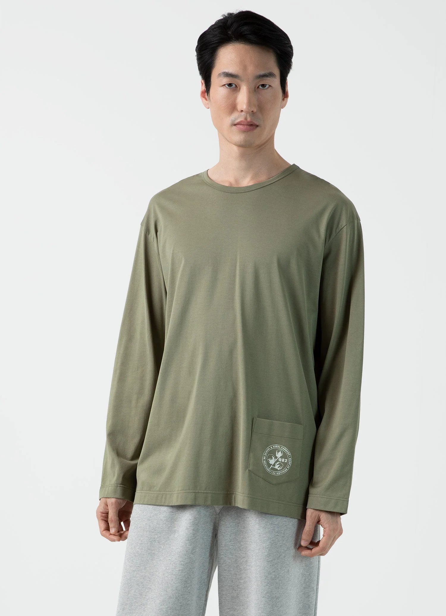 Sunspel x Nigel Cabourn Long Sleeve T‑shirt