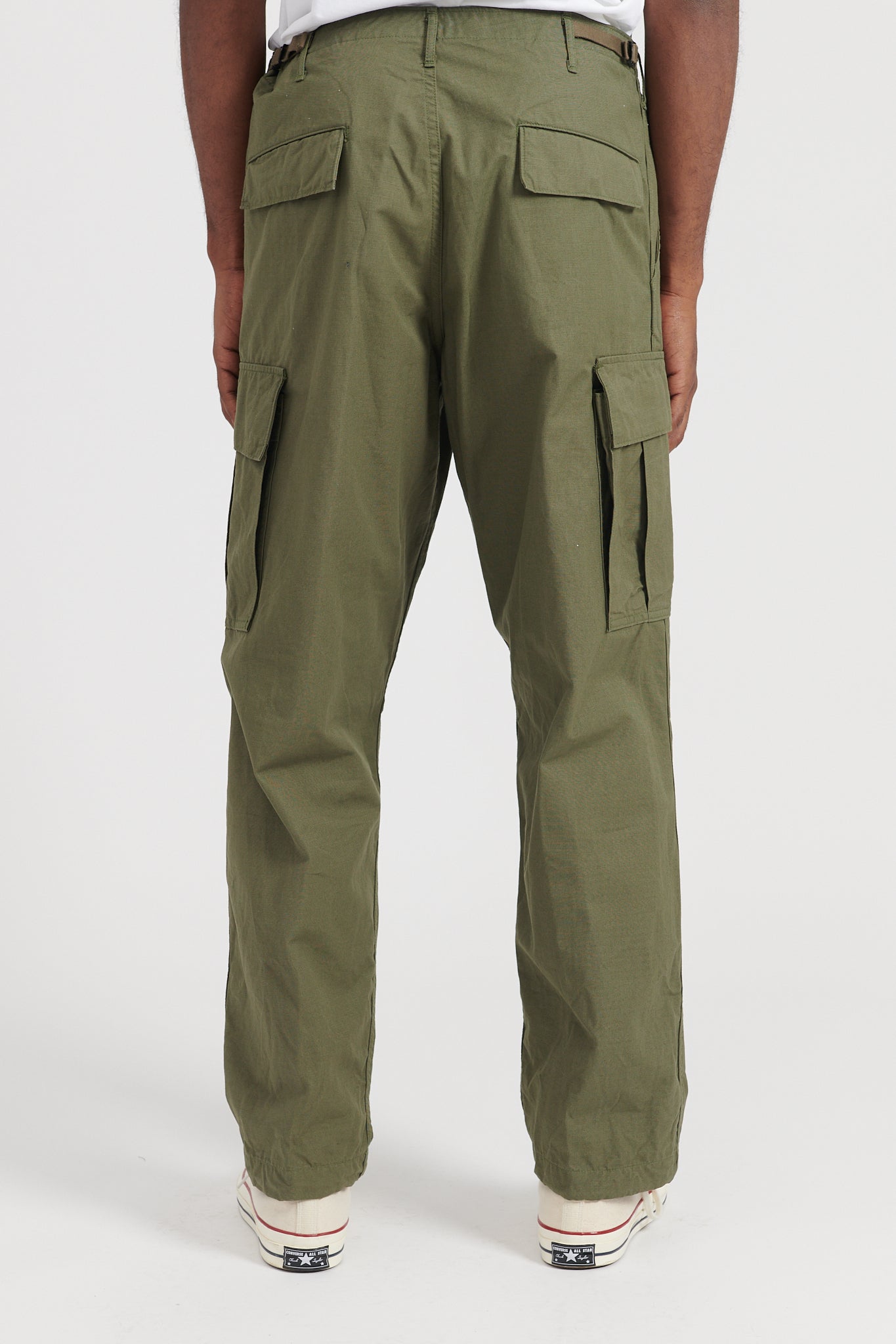 Vintage Fit 6 Pocket Cargo Pants AW22 - Army Green