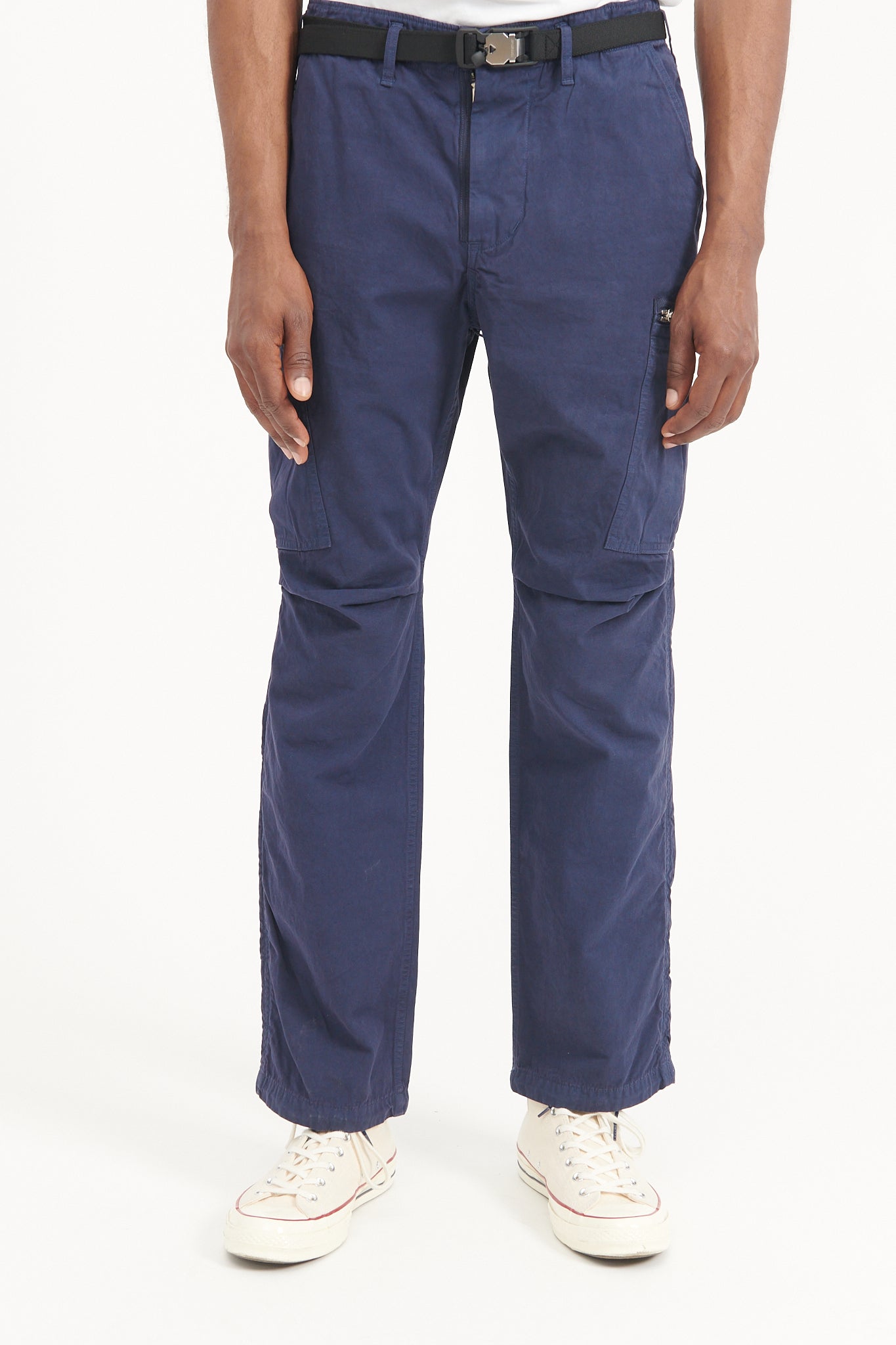 Trooper 6P Trousers Cotton Weather Cloth Overdyed - Navy
