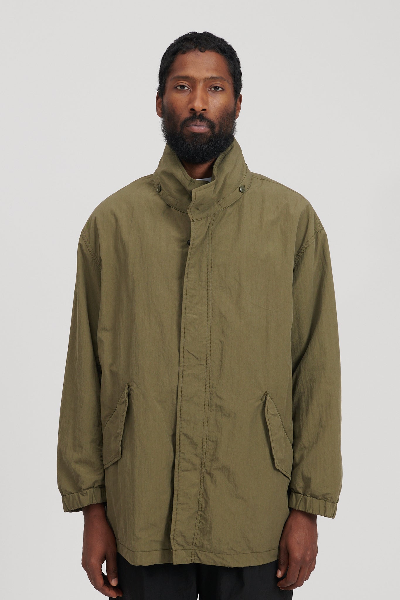 M-51 Type Nylon Cotton Jacket with Liner - Olive