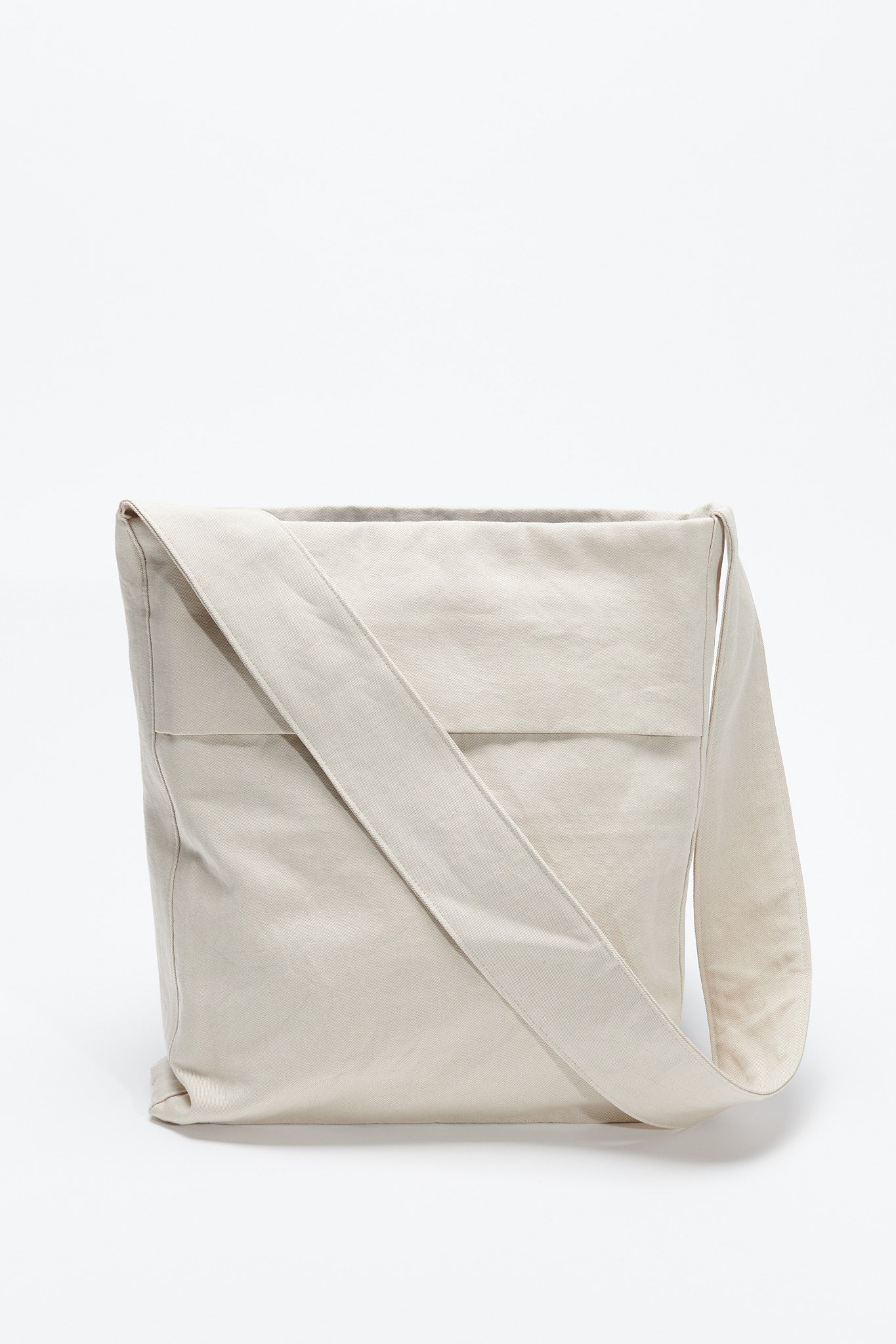 A4 Shoulder Bag - Light Beige