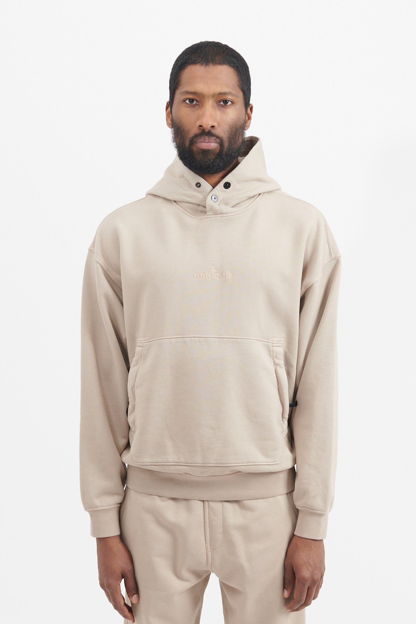 62251 Cotton Fleece Garment Dyed Hooded Sweatshirt - Dove Grey