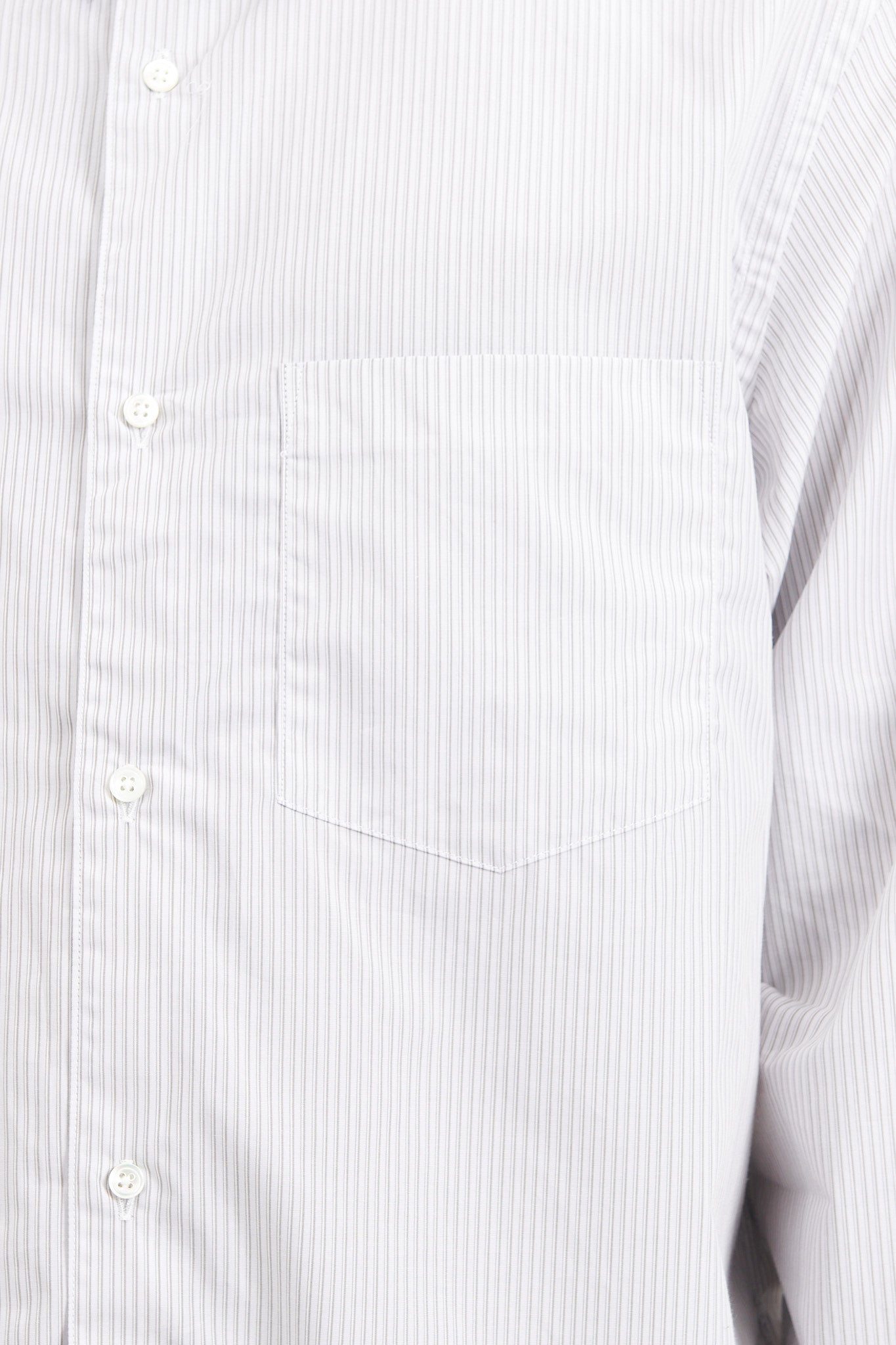 Regular Collar Shirt - Grey Stripe